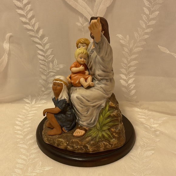 Home Interiors “ Come onto Me” 1989. Masterpiece Porcelain Jesus and Chi… - Picture 2 of 7
